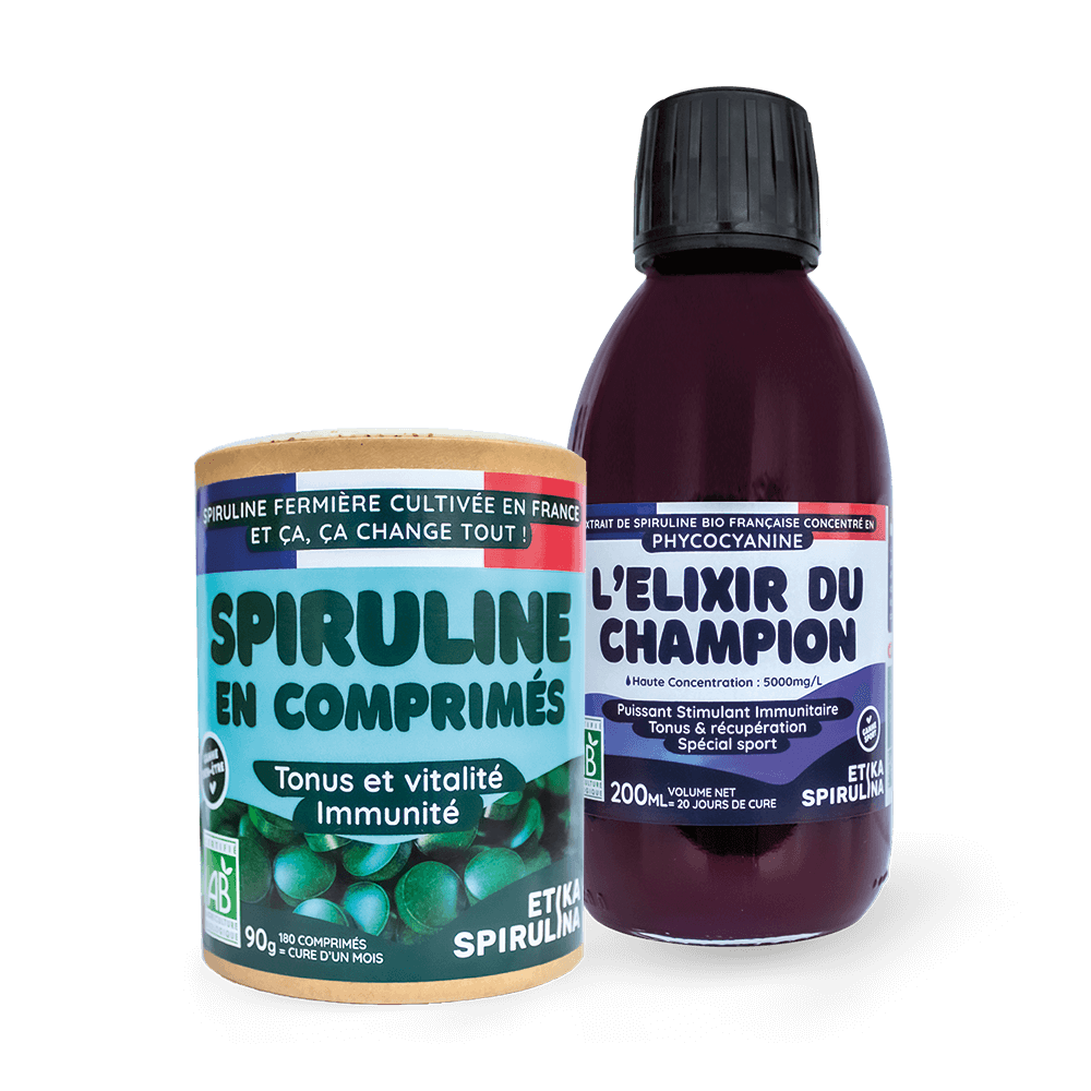 Pack Tonus & Immunité - Spiruline & Phycocyanine