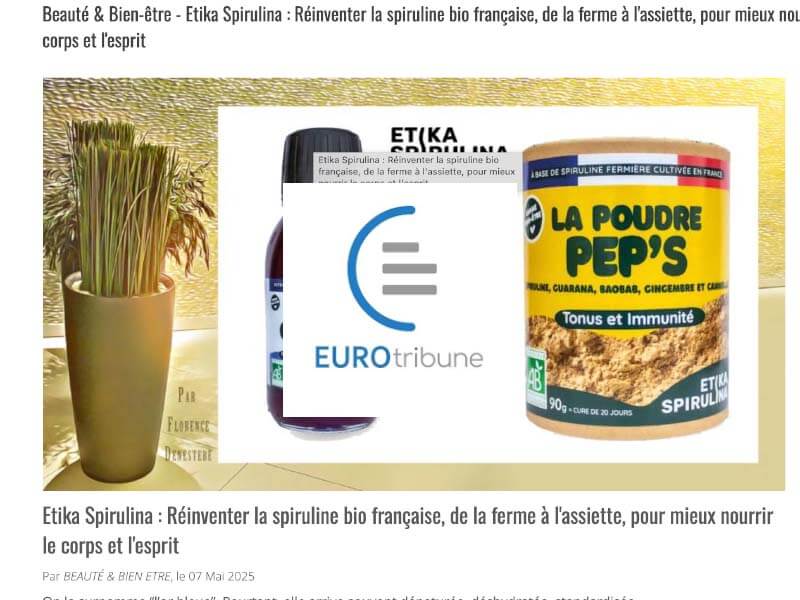 Article EuroTribune 7 mai 2025