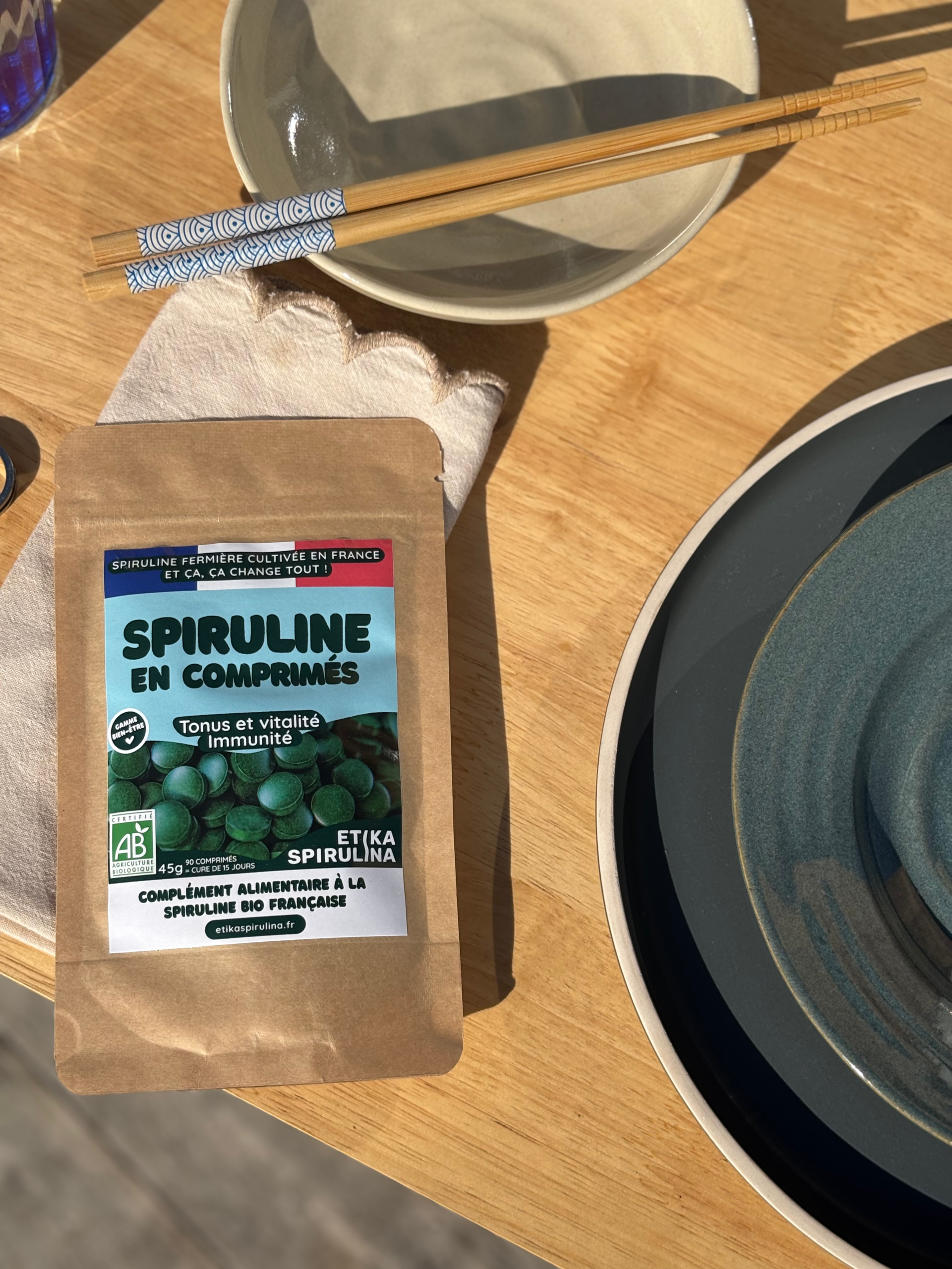 Spiruline en comprimés format 45g