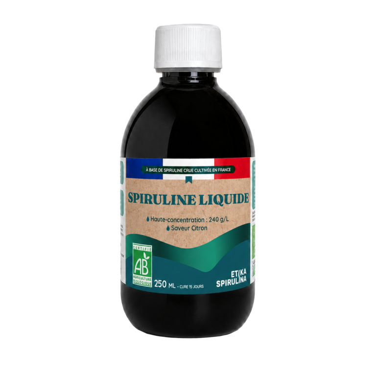 Flacon de Spiruline bio liquide