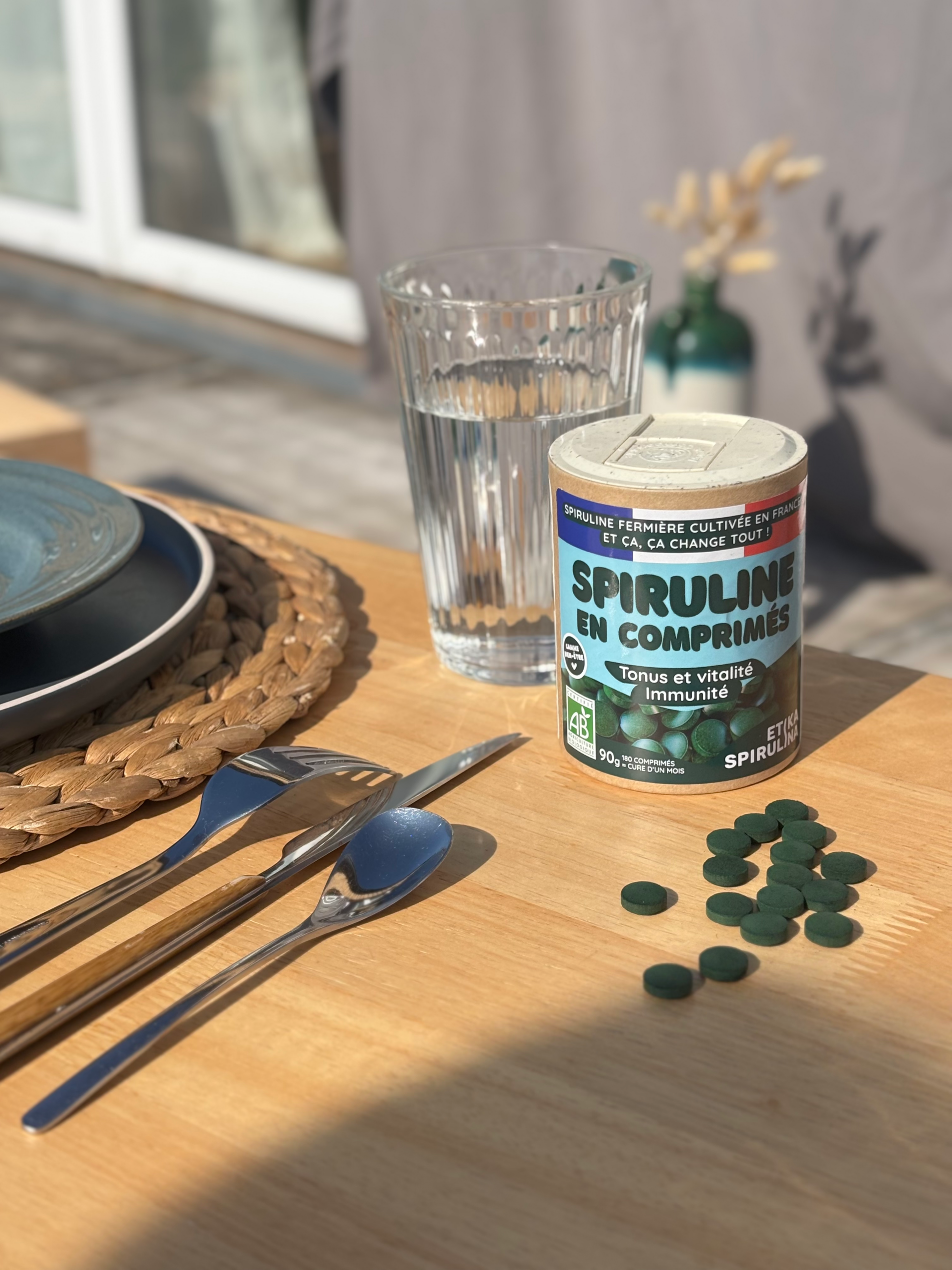 Spiruline en comprimés format 90g